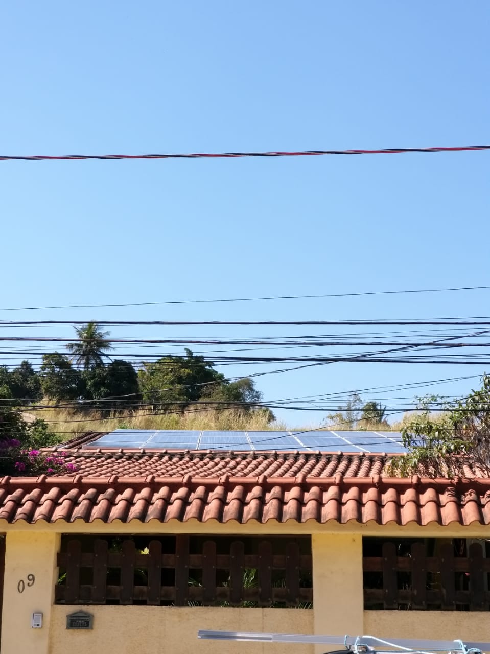 Sistema de 10,2kWp com 30 painéis